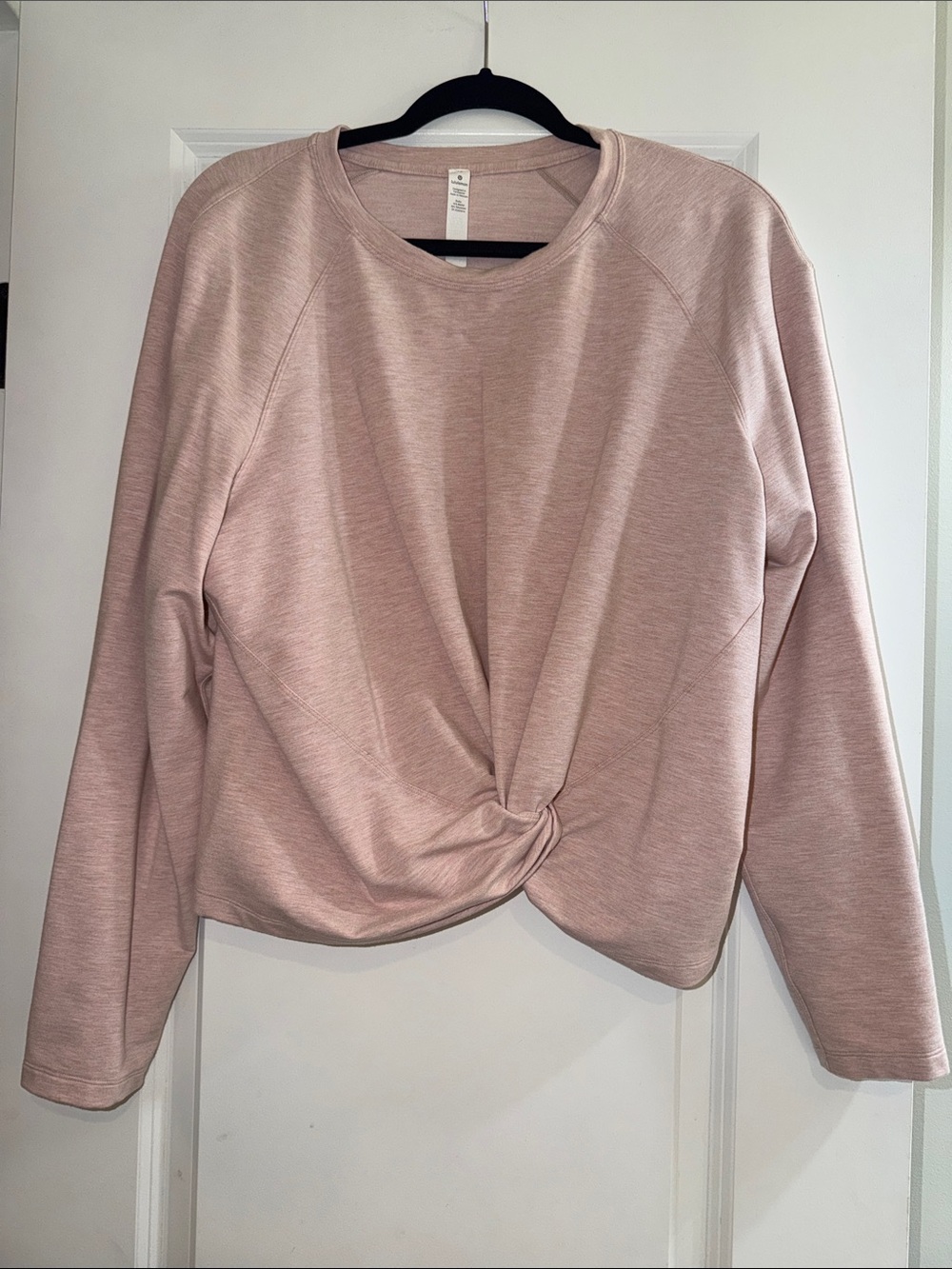 lululemon Twist-Front Soft Pullover in Blush